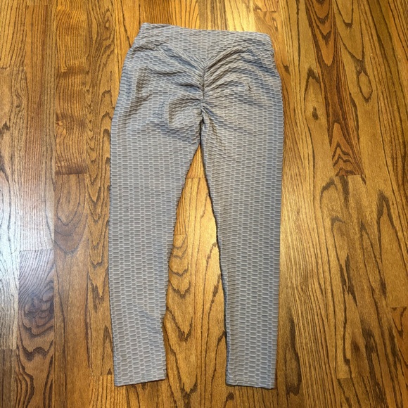 Chic Textured Black and Gray Leggings size 3XL lot of‎ 2 - Picture 3 of 6